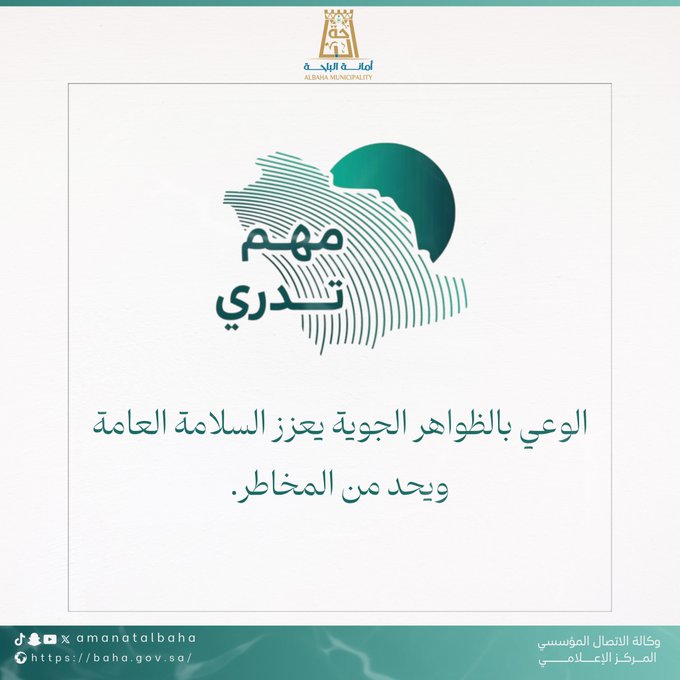 Awareness of weather phenomena enhances public safety and reduces risks